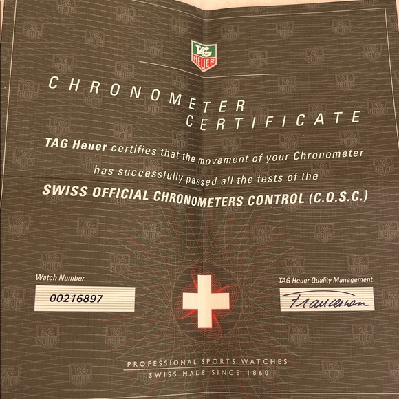 Tag Heuer Kirium Men’s Watch 
Model 	WL511A.BA0701
Automatic Movement - Picture 5 of 16